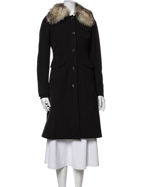 bordeaux Prada Coats for Women 